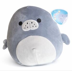 Squishmallows Matt Manatee 8" Plush Kellytoy Stuffed Animal Gray Sea Tag Toy